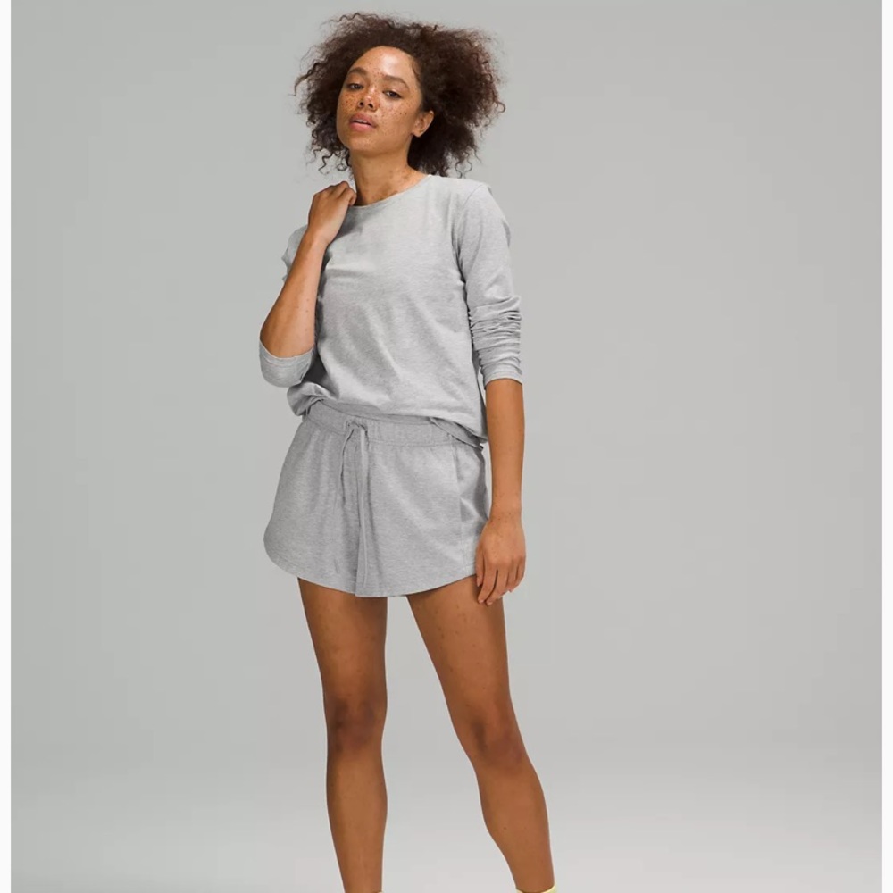 Long sleeve grey lululemon shirt! Brand new - with tags!